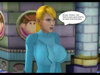 Huge Samus BB - Giantess PrincessPeach Stories 3