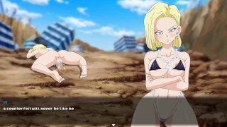 Wrestling Catfight With Vidl Chichi Bulma And Android 18 In Super Slut Z Tournament Hentai Game Ep 2