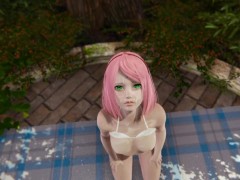 Sakura Haruno POV Blowjob Anime Porn Naruto [3d Hentai]