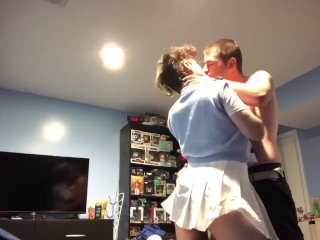 Twink In Skirt Gets Pounded (Only Fans Thustin69)