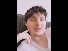 Naughty TikTok boy shows his cock in short video