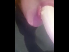 Banana deepthroat female solo 