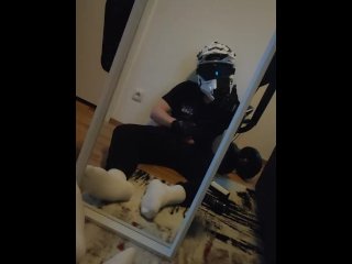 Mx Teen Jerks Off In Gear