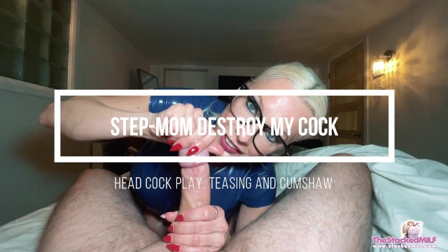 Step-mom destroys my cock! Huge tits in latex outfit! PREVIEW 15