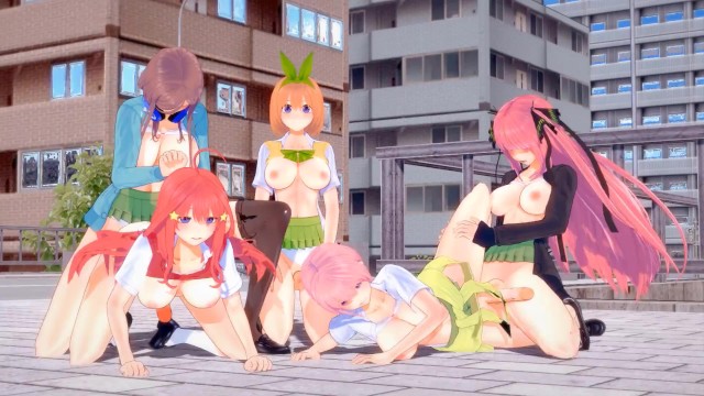 Anime Dickgirl Orgy - GO TOUBUN NOã€‘ã€HENTAI ORGY FUTANARI 3Dã€‘ - Pornhub.com