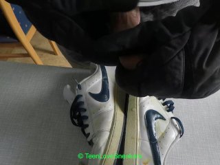 18Yo Cum On White Nike Shoes