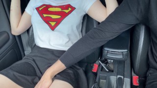 Stepbro Driving While Fingering Me- 4K