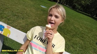 Lika Star Is Obsessed With Creampies Part 1 Sassy Stepsis Wants More Than Ice Cream