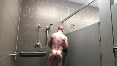 straight me caught jacking off in public gay sex videos