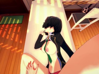POV fucking Kanade Sakurada and cumming in her_ass - Castle Town_Dandelion Hentai.