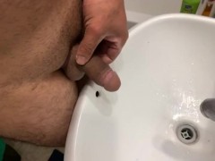 Pee in the sink 
