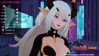  VTUBER CAVES & BEGS TO LET HER CUM (Chaturbate 06/05/21)