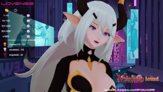 Cam Girl VTUBER CAVES AND BEGS TO BE PERMITTED TO USE CUM CHATURBATE 06 05 21