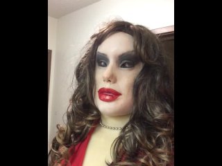 Angelina's Leggings (Trans, Crossdress, Female Mask, Mask, High Heels, Transformation, Feminization)