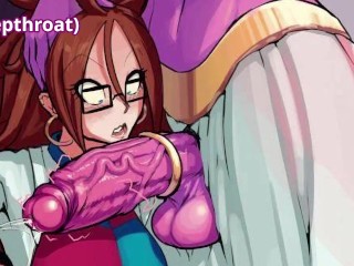 Android 21 gives you her Futa cock Hentai Anal_JOI