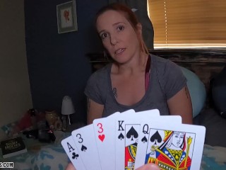 Step Son Plays Strip Poker_With Step Mom - JaneCane