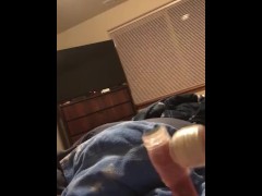 Wand helps me explode into a huge cumshot