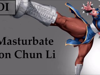 Correte 2 veces con Chun Li. JOI con Mamada y anal.