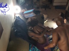 2 guys 2 girls - Licking Pussy Ebony Whore