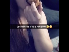 innocent amateur shows off SFW mouth skills 