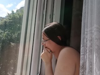 Helga Bosk Risky Sex by the Window, PASSIVERS_SEEN EVERYTHING HD