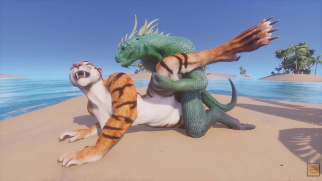 640px x 360px - Wild Life / Scaly Furry Porn Dragon with Tiger Girl - Pornhub.com