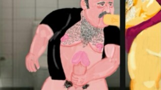 Cartoon Gaybear Cruising In Public Aseos Parte4 Joseph&Thomas