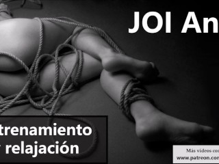 JOI Anal enespañol para_relajarse y entrenar tu culo.