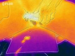 I took a video of ejaculation with a thermal camera