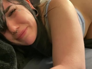 She gets fucked in her teen ass (facing camera)