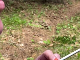 Blow Job_and Smoking Two Cigarettes and Cum Shoot in_My Mouth long com playing