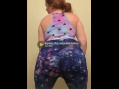 Thick red head Twerks for your pleasure 