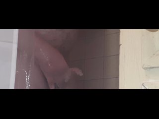 Stepdad In The Shower Voyeur Masturbating
