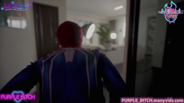 3some lesbian Spiderman porn by purple bitch