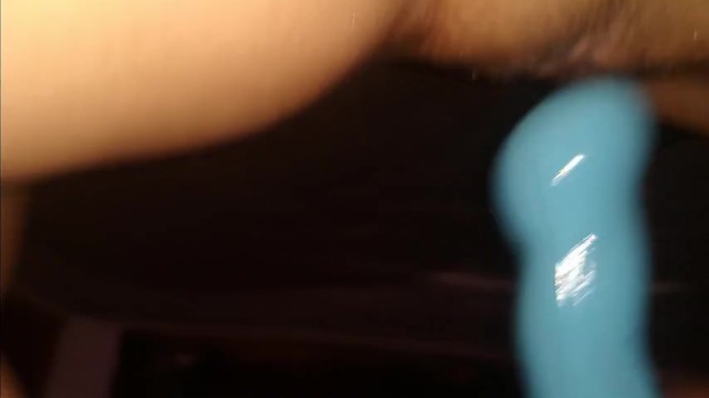 Sharing a Toy my Wet Pussy against my Step-sisters