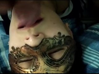 I Jerk Off On His Face And Cum On His Nose