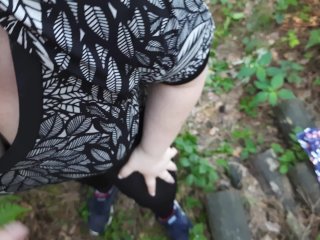 First Outdoor of_Russian BBW, BlowjobIn the Forest and in Car