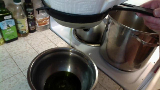 How To Make Canna Oil: From Start to Finish PART 2/3 Naked in the Kitchen Episode 26 6
