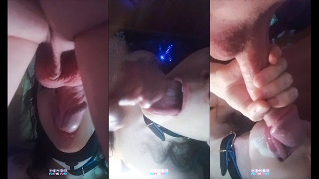 Foreskin Handjob Under Table - My Cute Pet Pleasure me under the Table by Sucking my Big Cock and getting  Wet when I Cum in Mouth - Pornhub.com