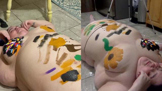 Amateur;Big Ass;BBW;Big Tits;Verified Amateurs;Verified Couples chubby, big-boobs, butt, bbw, ssbbw, paint, nude-body-painting, body-painting, shower, painted, body-paint, bodypaint, big-tits, fat-tits, belly, laughing