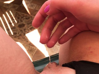 My Pussy Dripped When I Looked At My Step Dad - I Couldn't Resist_And Secretly Masturbated