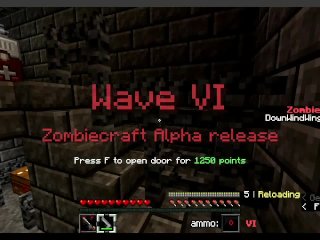 Minecraft - Zombiecraft Alpha Release (Nacht - Trial 1/3) W/ Downwindwings