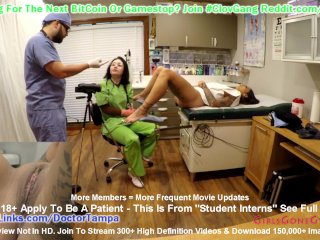 $Clov - Nurse Lenna Lux Examines Standardize Patient Stefania Mafra While Doctor Tampa Observes Her