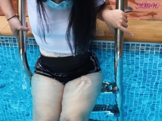 My Couple Perfect Body ThaiGirl Swimming Pool