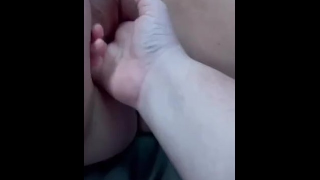 Lesbian Fingers Her Fat Dykes Pussy