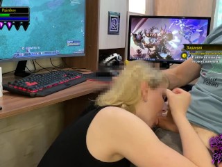 Girl Sucked My_Dick While_Playing World of Warcraft I Cummed On Her Face AnnyCandyPainboy