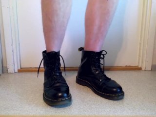 Shoe Fetish: Take Off Dr Martens And Cum On Boots