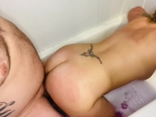 Wet and_Wild Milf gets fucked in the tub