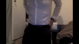 Arab Jerking Off At Work By A Man In Wet Clothes