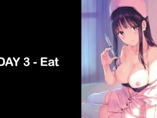 A Beginners CEI  Part 3/3 Eat  Hentai JOI  Precum Play, CEI